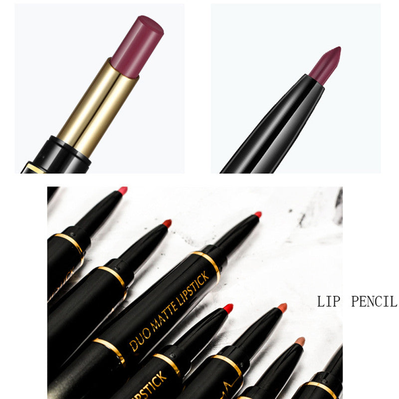 Double-Ended Matte Lip Liner & Lipstick - LIPOXI