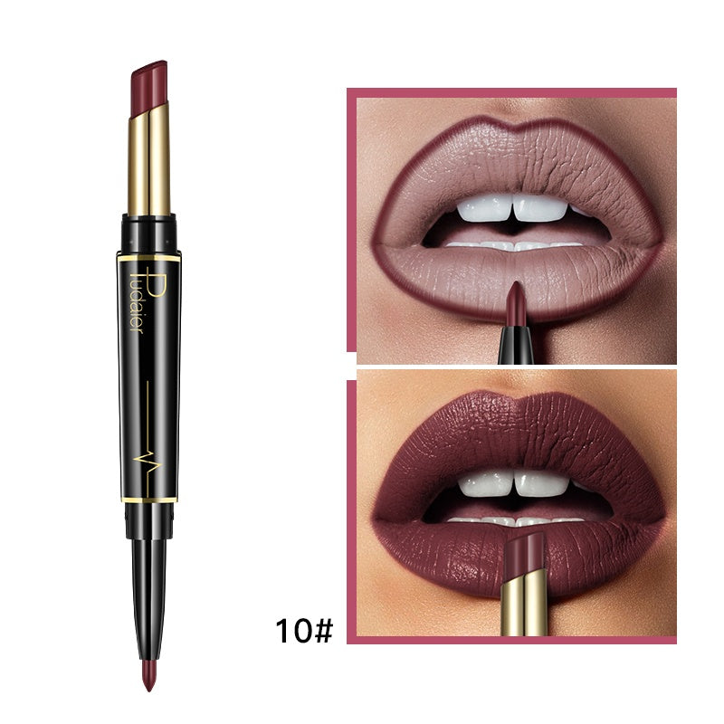 Double-Ended Matte Lip Liner & Lipstick - LIPOXI