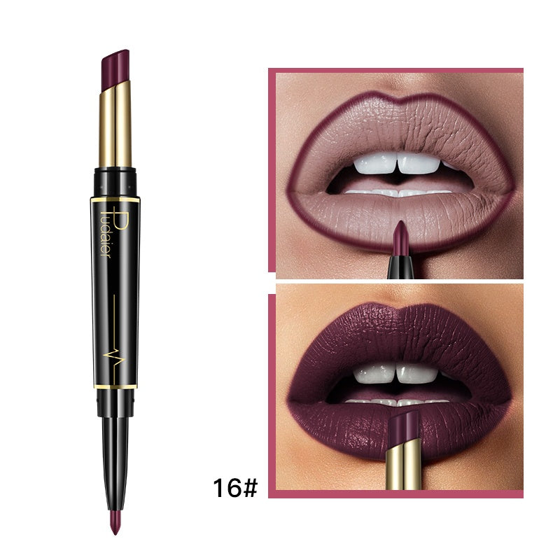 Double-Ended Matte Lip Liner & Lipstick - LIPOXI