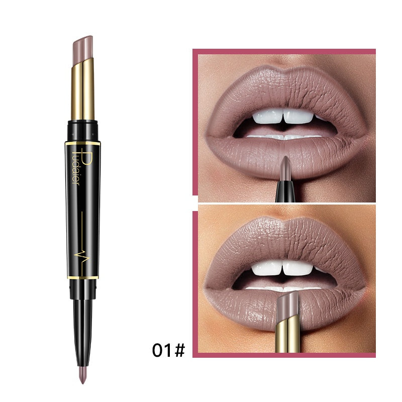 Double-Ended Matte Lip Liner & Lipstick - LIPOXI