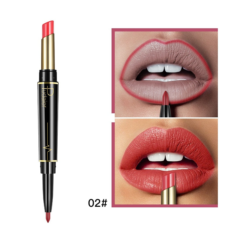 Double-Ended Matte Lip Liner & Lipstick - LIPOXI