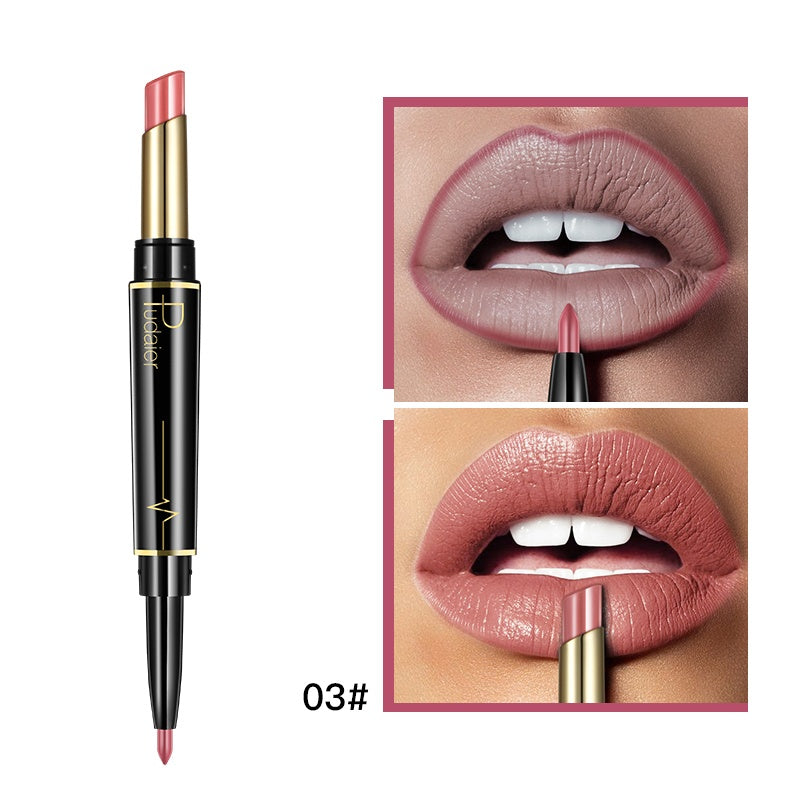 Double-Ended Matte Lip Liner & Lipstick - LIPOXI