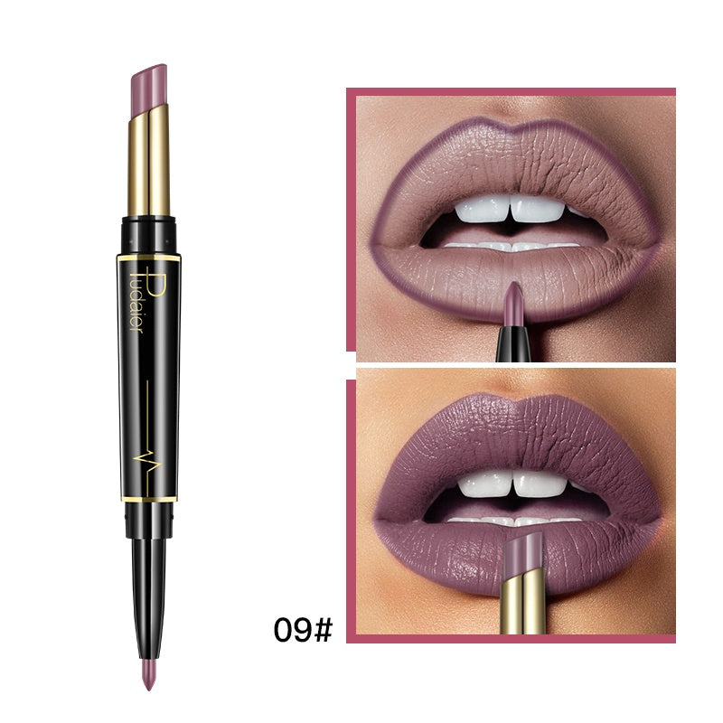 Double-Ended Matte Lip Liner & Lipstick - LIPOXI