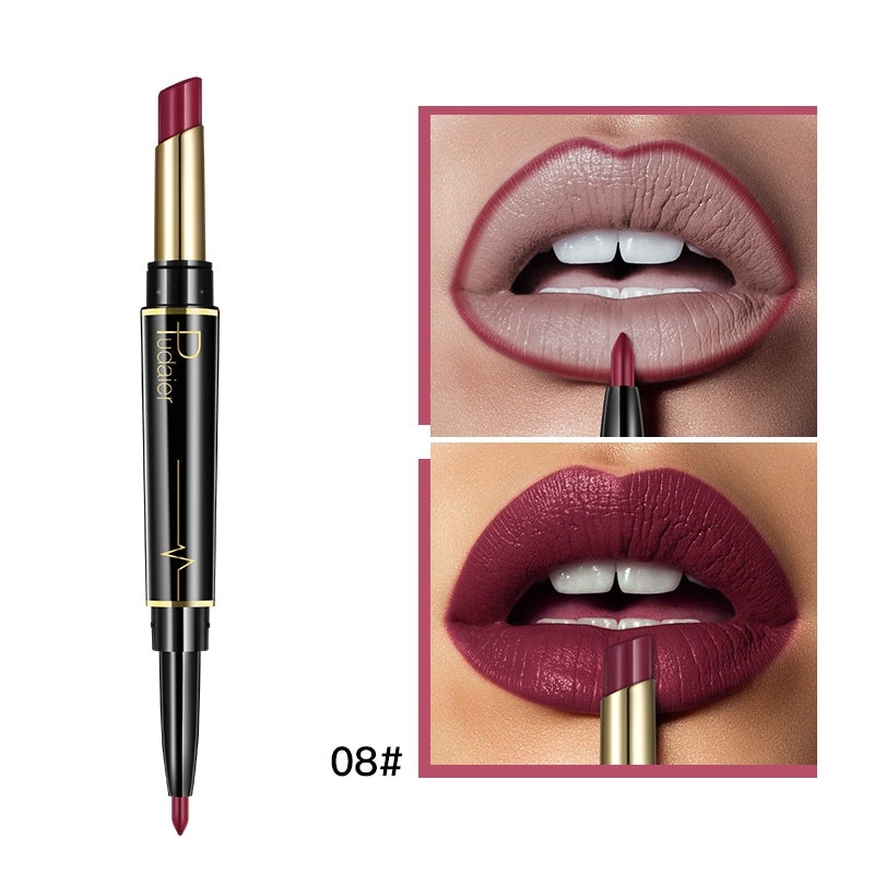 Double-Ended Matte Lip Liner & Lipstick - LIPOXI