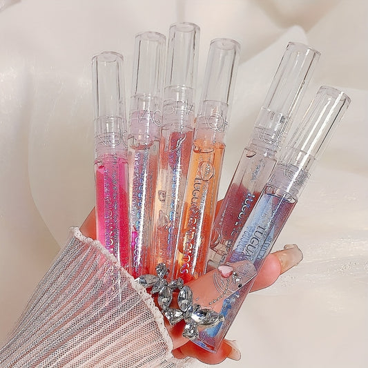 Lustrous 6-Color Lip Gloss Set - LIPOXI