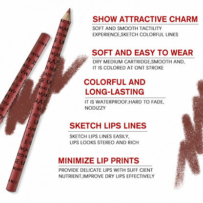 Nude Matte Lip Liner Set - LIPOXI