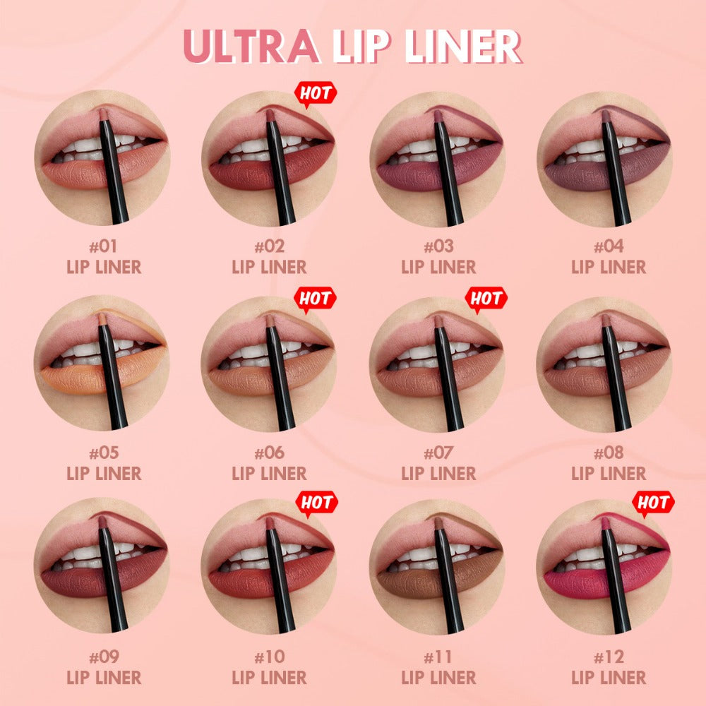 PECOLOVERS Matte Misty Lip Liner - LIPOXI