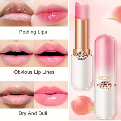 Color-Changing Peach Lip Balm Magic - LIPOXI