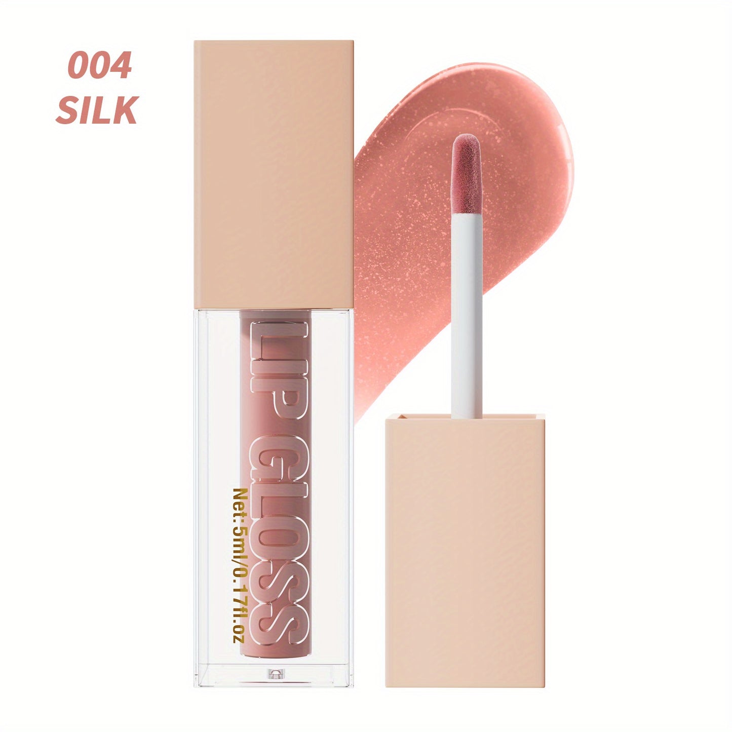 Coral Red Glam Lip Gloss - LIPOXI