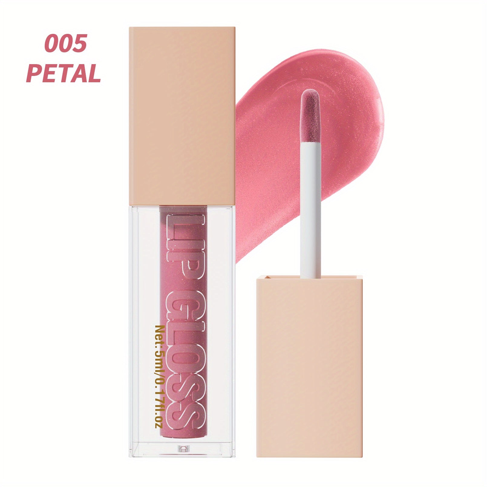 Coral Red Glam Lip Gloss - LIPOXI