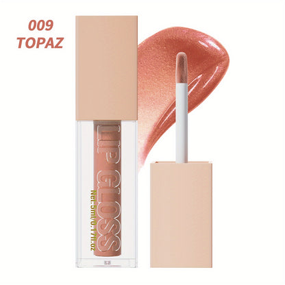 Coral Red Glam Lip Gloss - LIPOXI