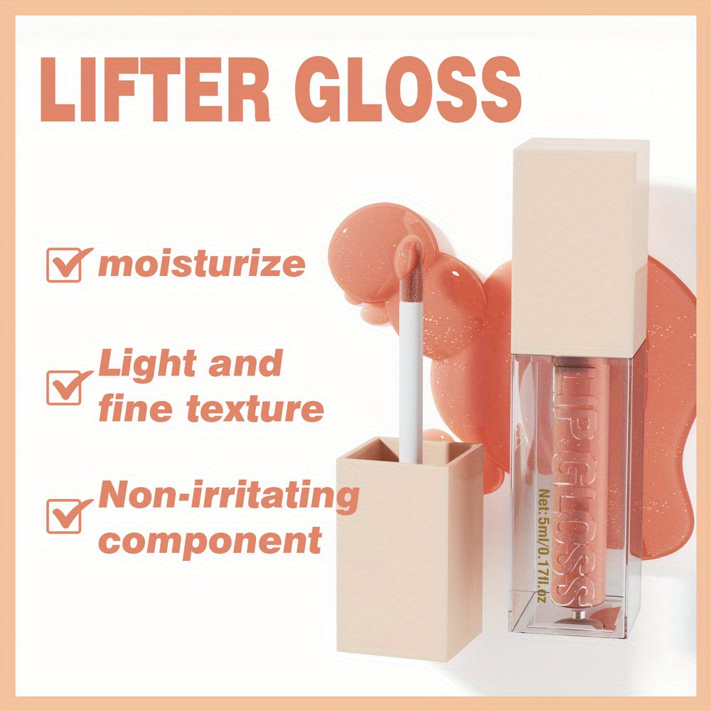 Coral Red Glam Lip Gloss - LIPOXI