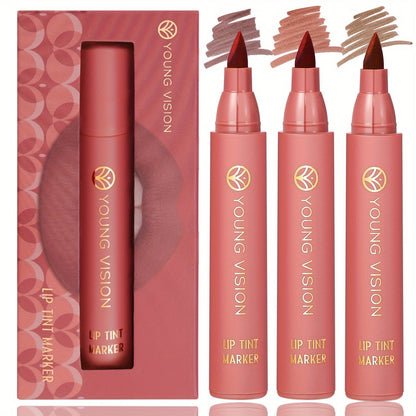 Nude Matte Lip Tint Marker Trio - LIPOXI