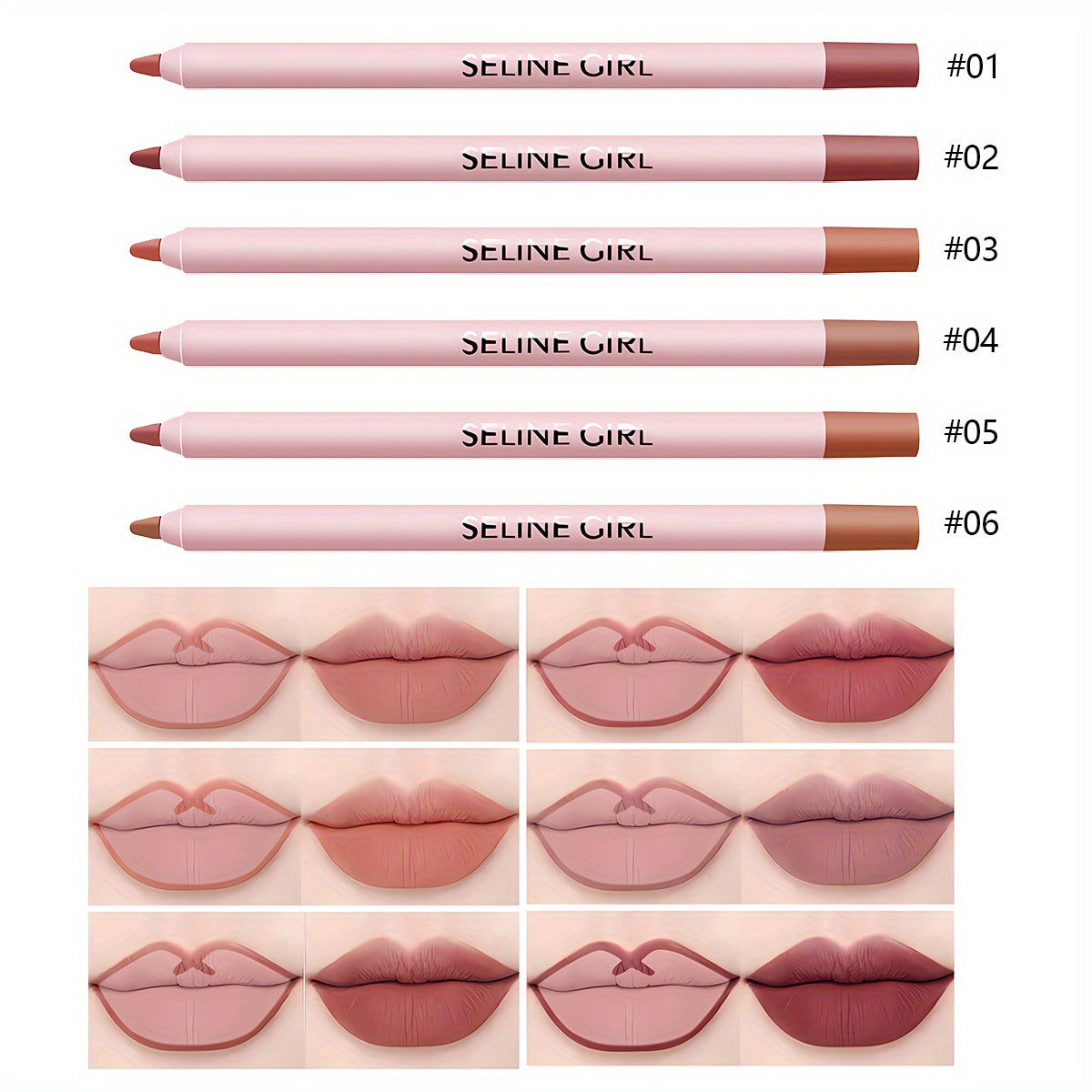 Luscious Lip Liner Set - LIPOXI