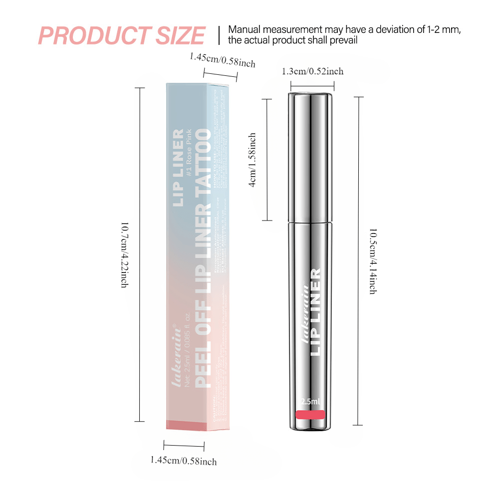 Peel Off Lip Liner Set - LIPOXI