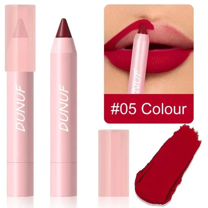 18 Color Matte Lipstick Pen Waterproof Lip Liner Pencil - LIPOXI