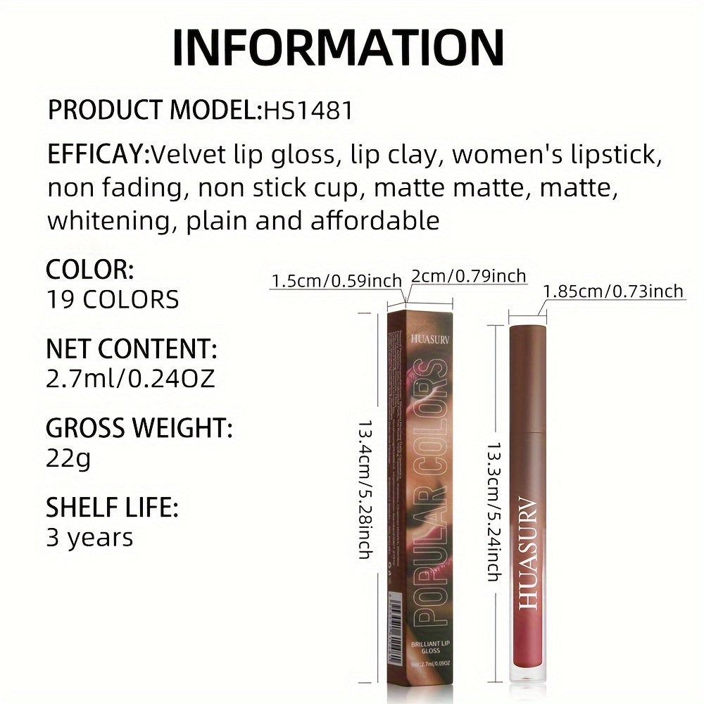 Huasurv Lip Gloss - LIPOXI