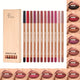 Matte Dream: 12pcs Nude Lip Liner Set