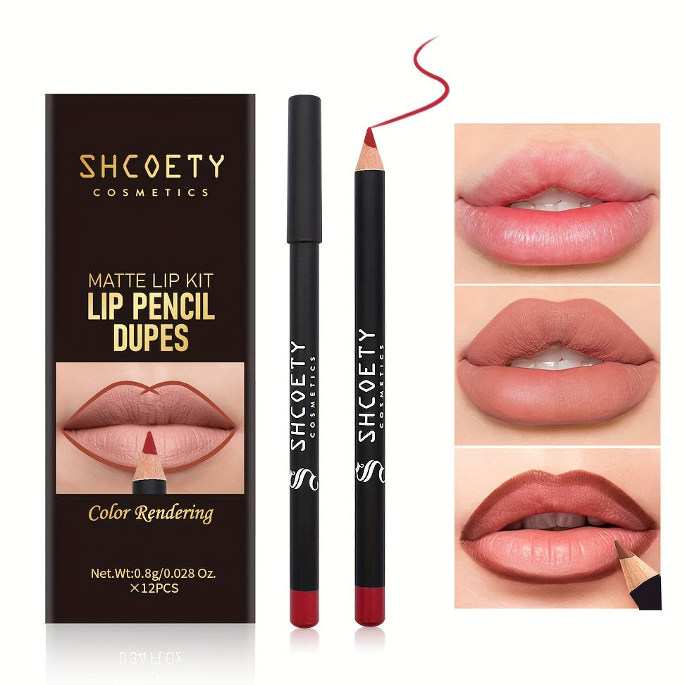 Nude Matte Lip Liner Set - LIPOXI