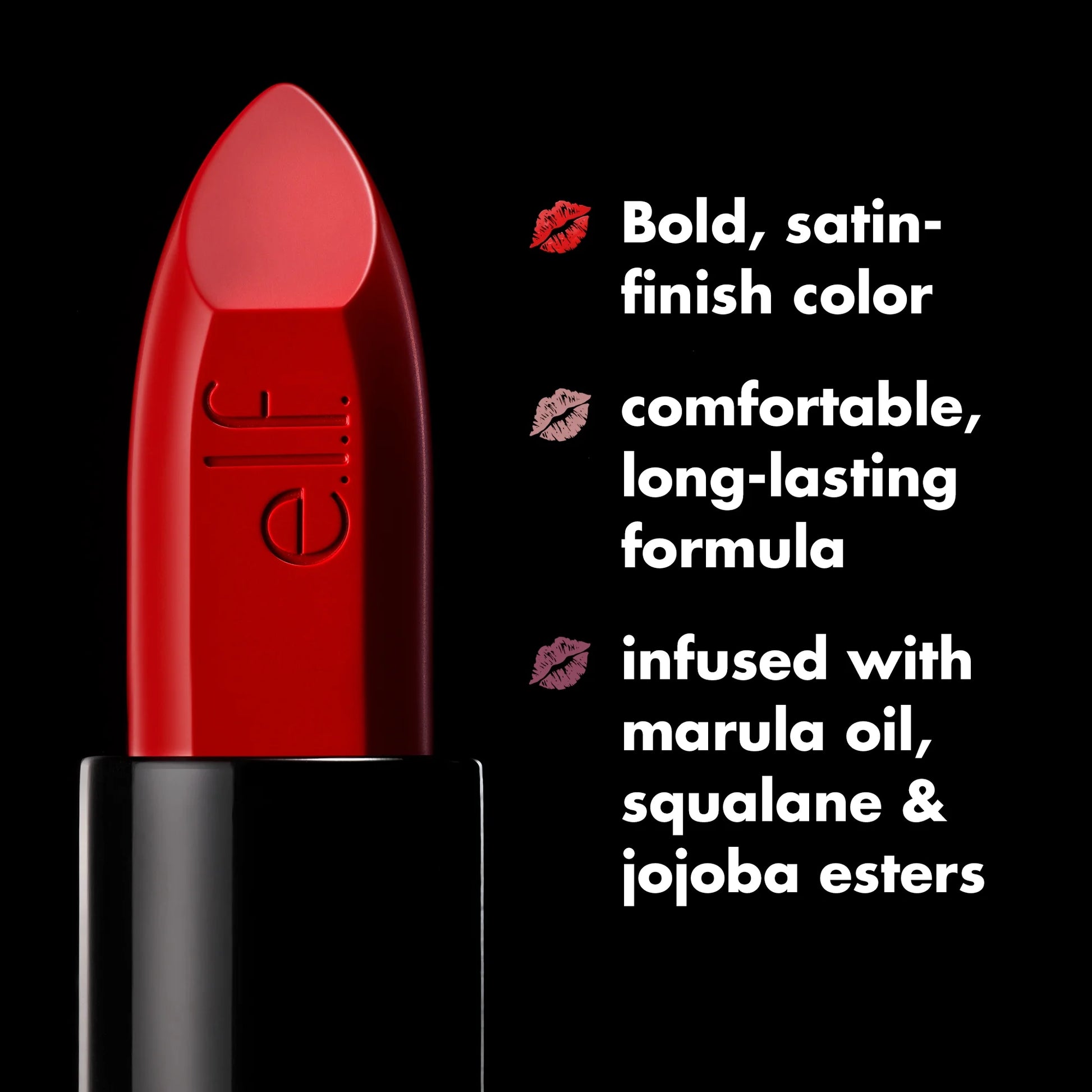 E.L.F. O FACE Satin Lipsticks - LIPOXI