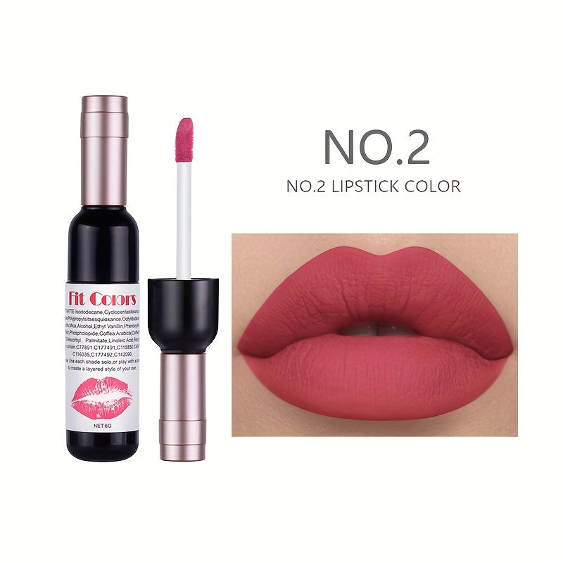 Red Wine Velvet Matte Lip Gloss - LIPOXI