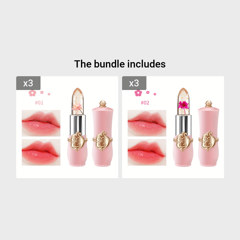 Flower Magic Color Change Lipstick Set - LIPOXI