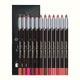 Vibrant 12pcs Lip Liner & Foam Pen Set