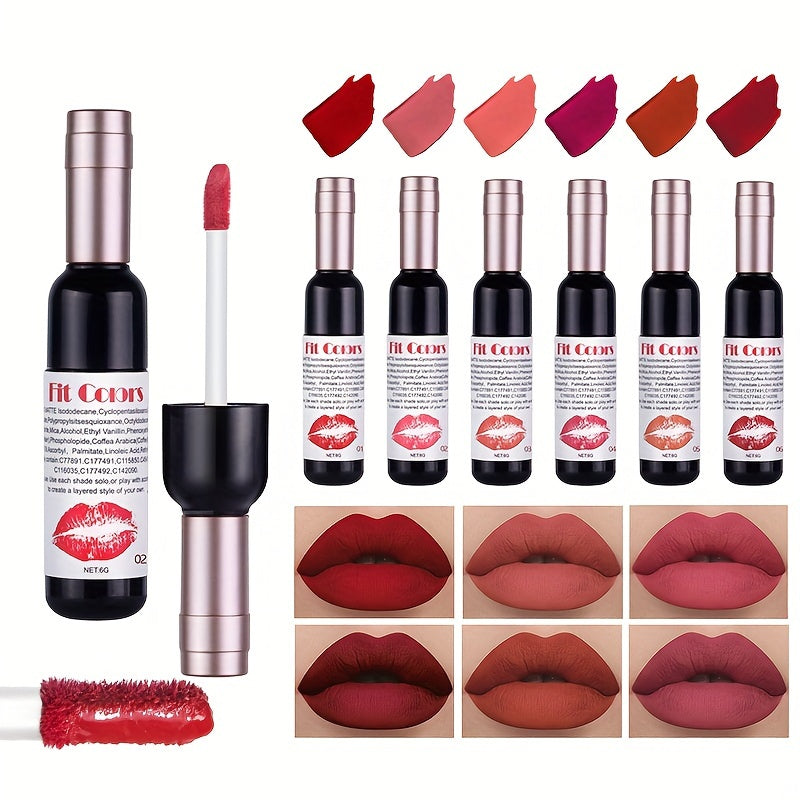 Red Wine Velvet Matte Lip Gloss - LIPOXI