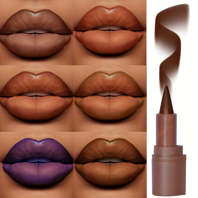 2-in-1 Crayon Lip Liner & Lipstick Set - Effortless Ombre