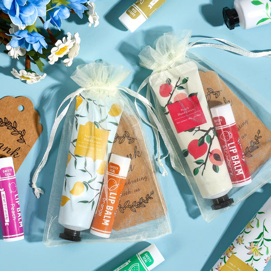 30 Luxury Hand Cream & Lip Balm Gift Sets - LIPOXI