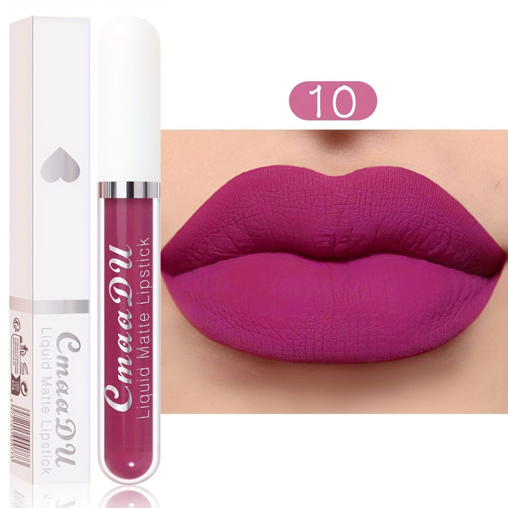 CmaaDu 18 Matte Lip Gloss - LIPOXI