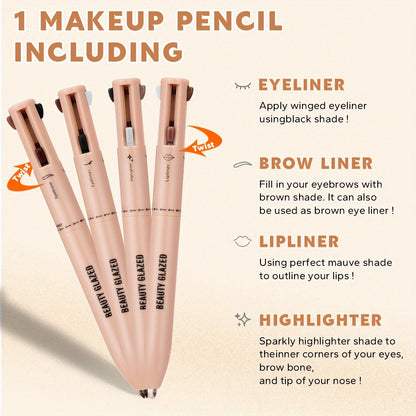 Versatile 4-in-1 Makeup Crayon - LIPOXI