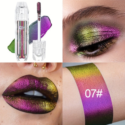 9-Color Metallic Holographic Makeup Set - LIPOXI