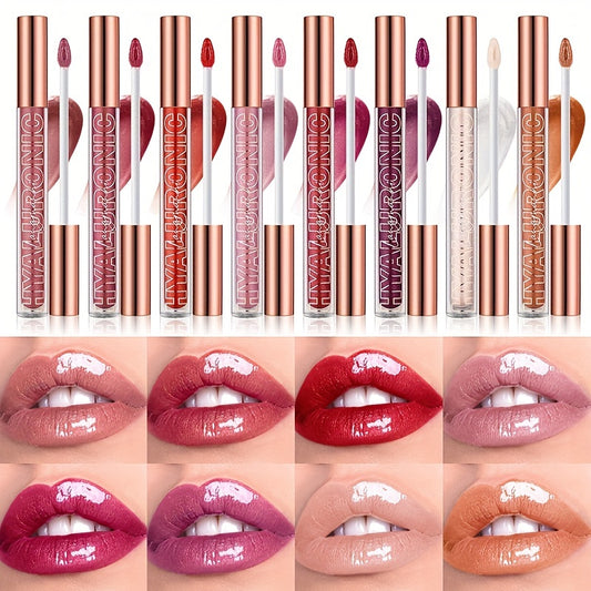 Hyaluronic Acid Glitter Lip Gloss Set - LIPOXI