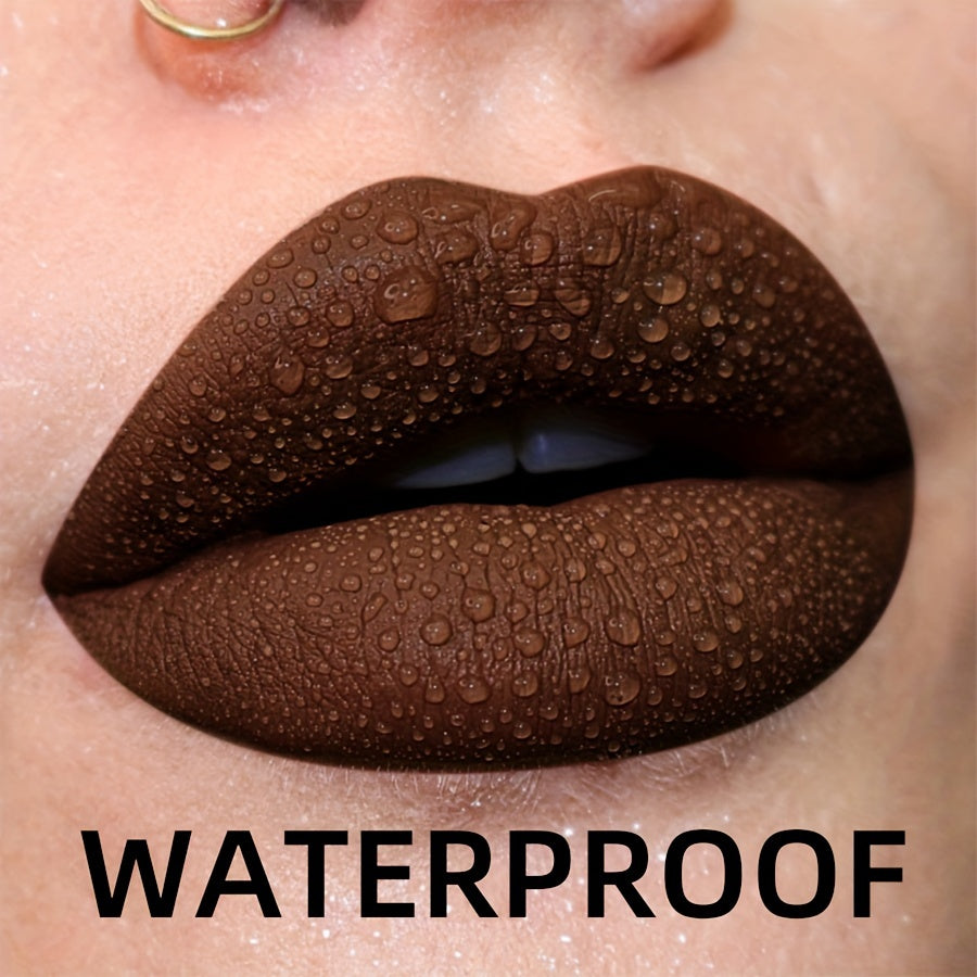 Matte Velvet Brown Lip Gloss - LIPOXI