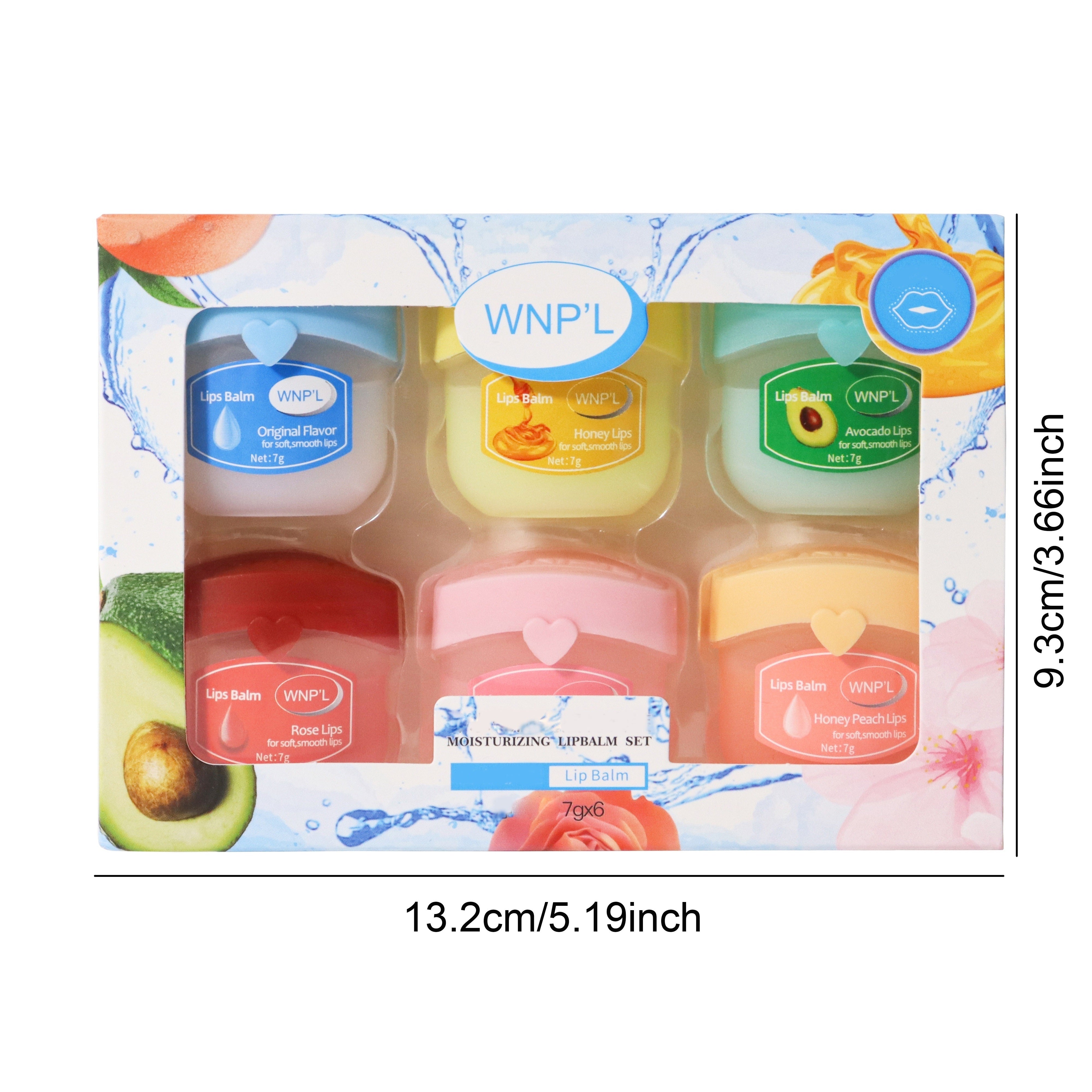 Pamper Your Lips: 4-8 Pack Fruit Flavored Lip Care Gift Set