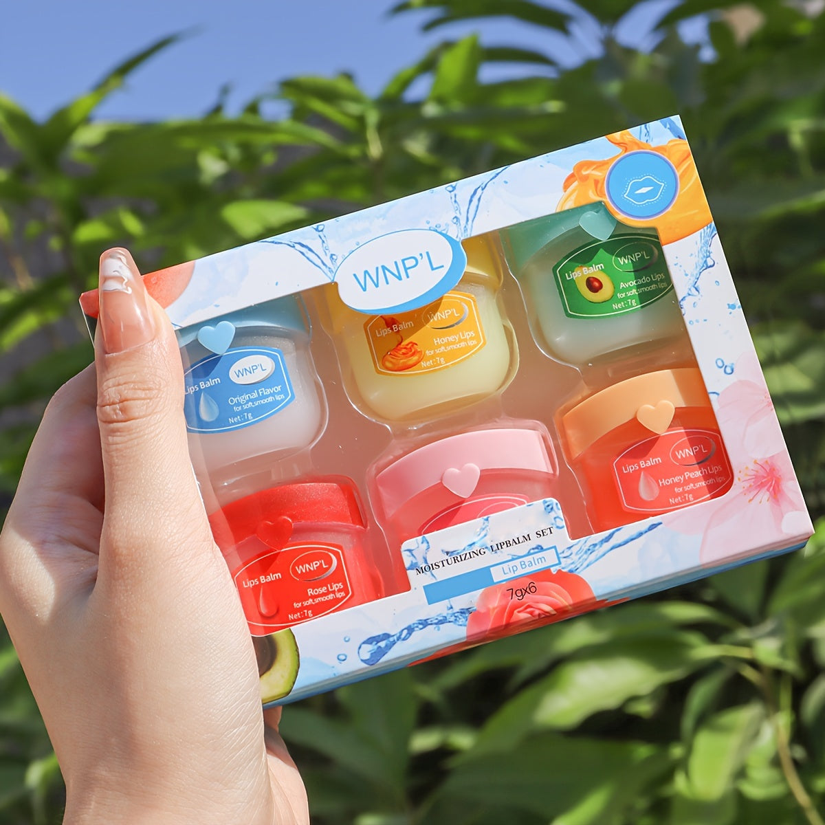 4-8 Pack Fruit Flavored Lip Care Gift Set - LIPOXI