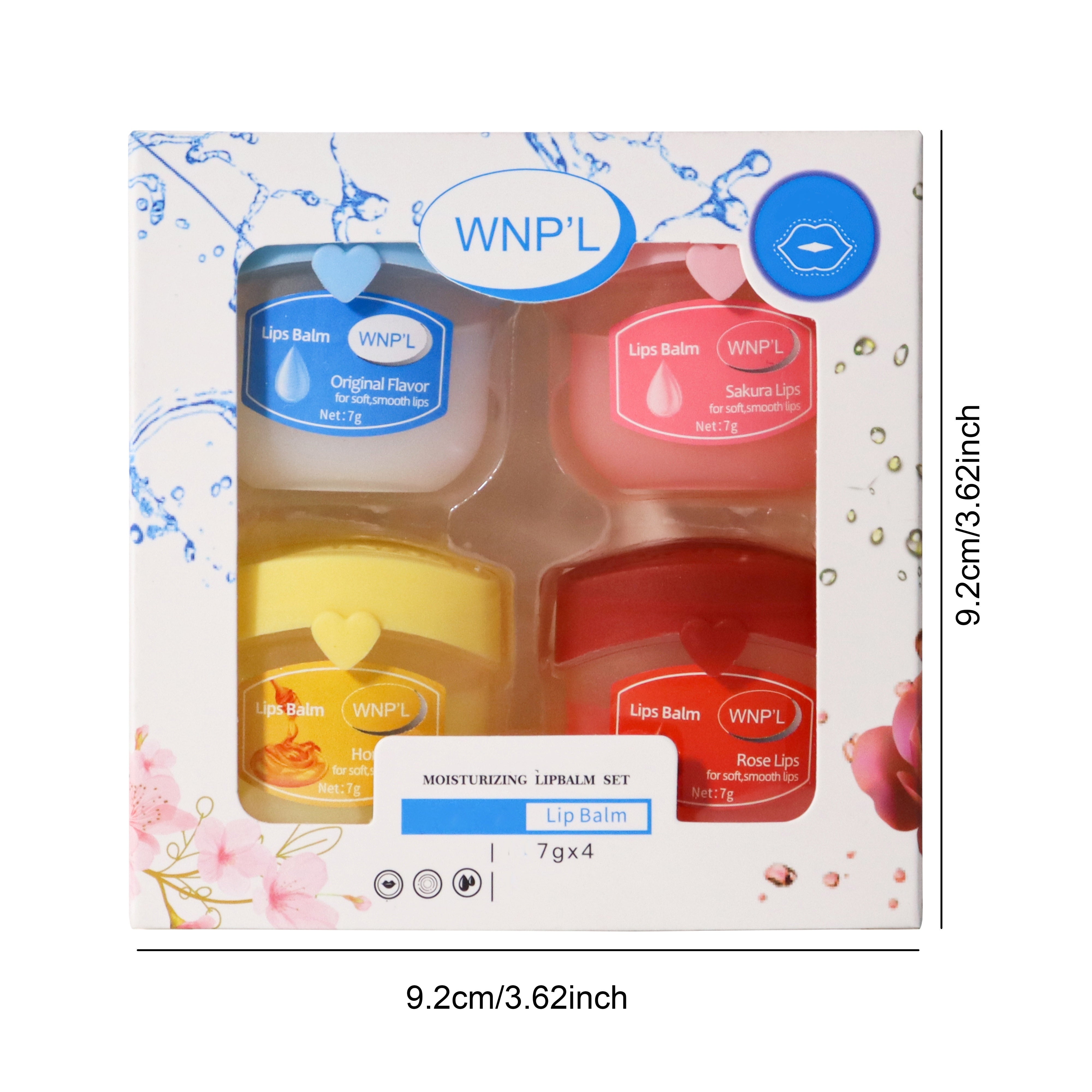 Pamper Your Lips: 4-8 Pack Fruit Flavored Lip Care Gift Set