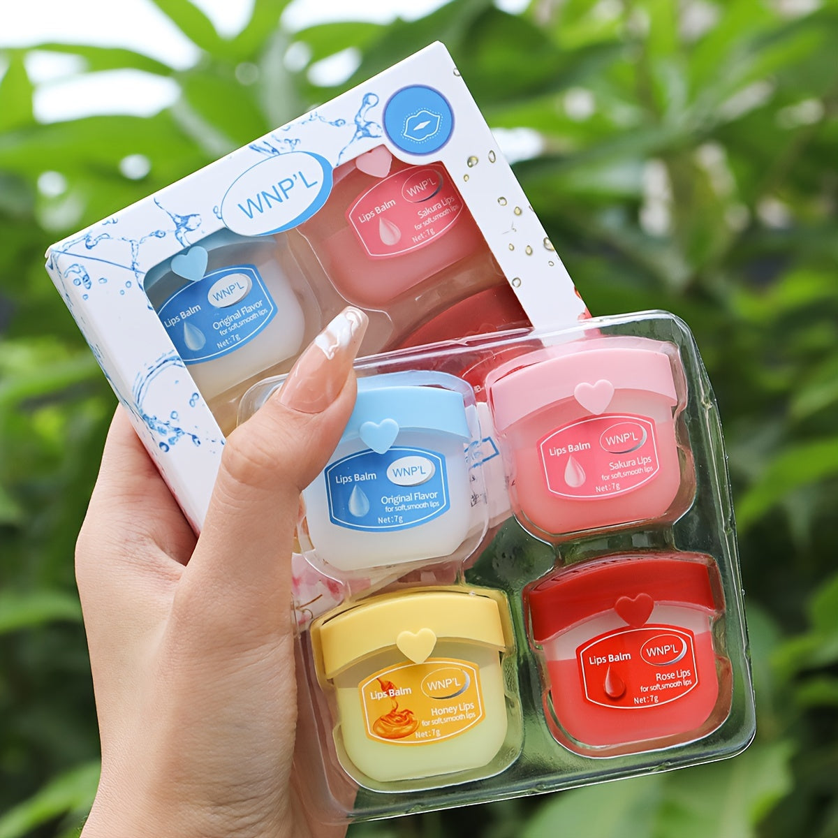 4-8 Pack Fruit Flavored Lip Care Gift Set - LIPOXI