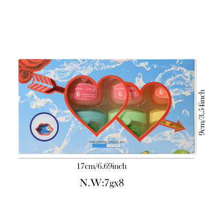 4-8 Pack Fruit Flavored Lip Care Gift Set - LIPOXI