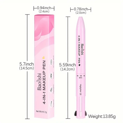 4-in-1 Glam Pen All-in-One Colorful Makeup Essentials - LIPOXI