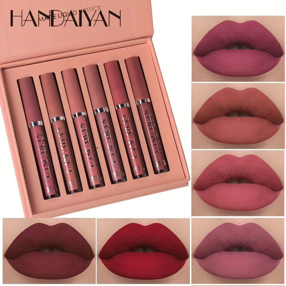 6pcs Satin Lipstick Set - LIPOXI