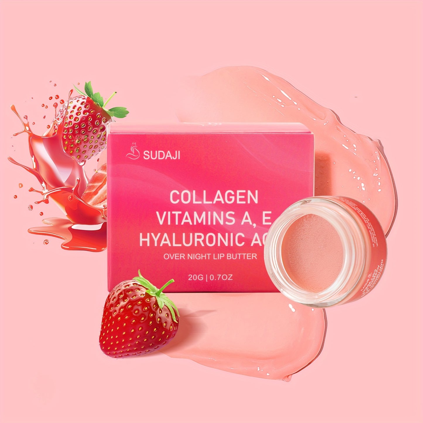 Nourishing Strawberry Lip Mask - LIPOXI