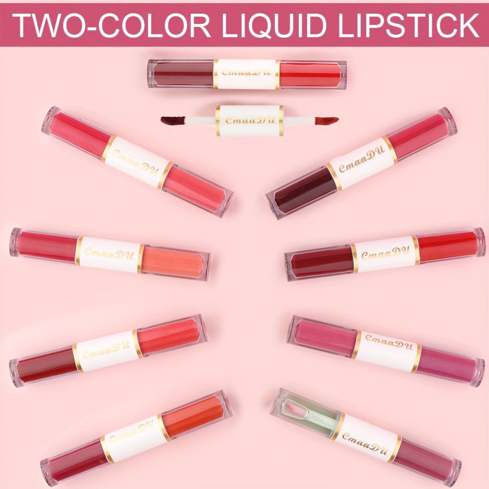 Cmaadu Two Color Liquid Lipstick - LIPOXI