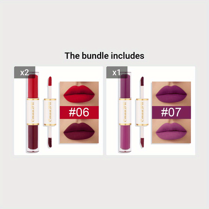 Velvet Matte Lip Gloss Duo - LIPOXI