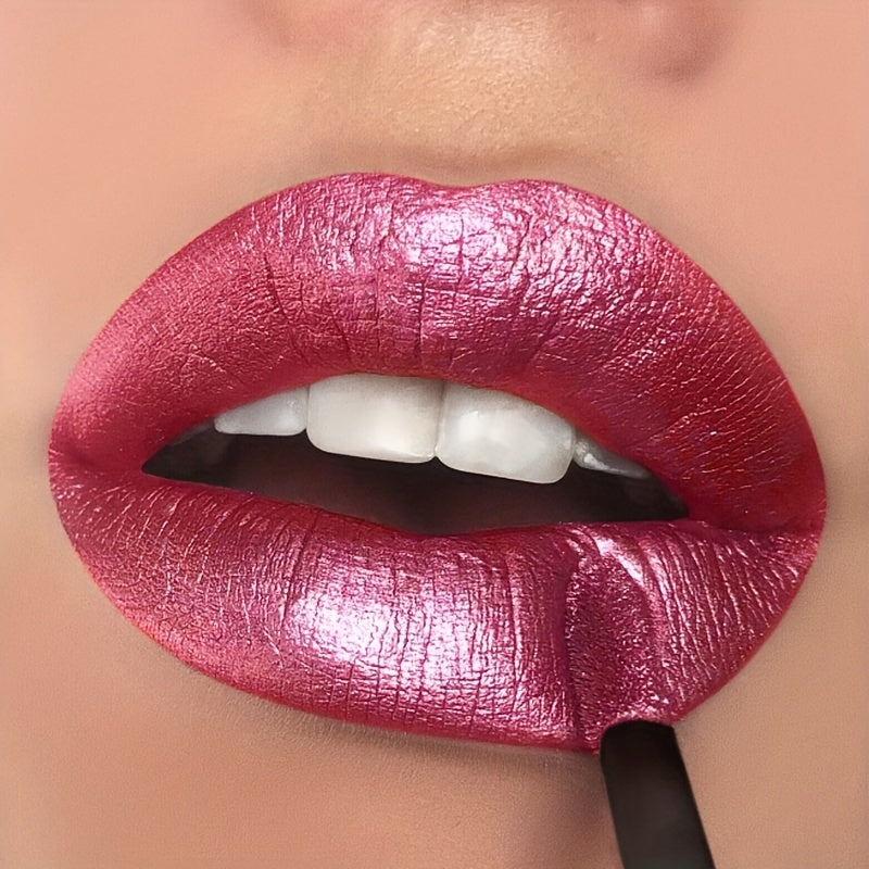 Glamourous Berry Shimmer Lip Gloss - LIPOXI