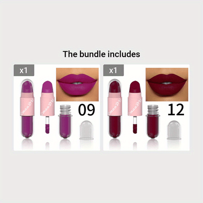 Two-in-One Lipstick and Lip Gloss - LIPOXI