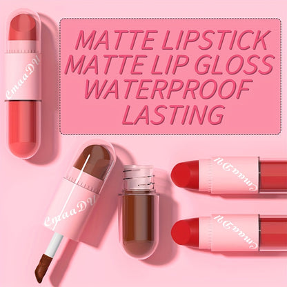 Two-in-One Lipstick and Lip Gloss - LIPOXI