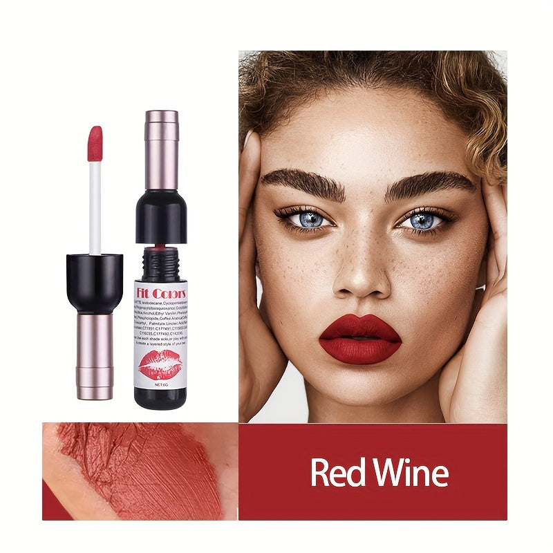 Red Wine Velvet Matte Lip Gloss - LIPOXI