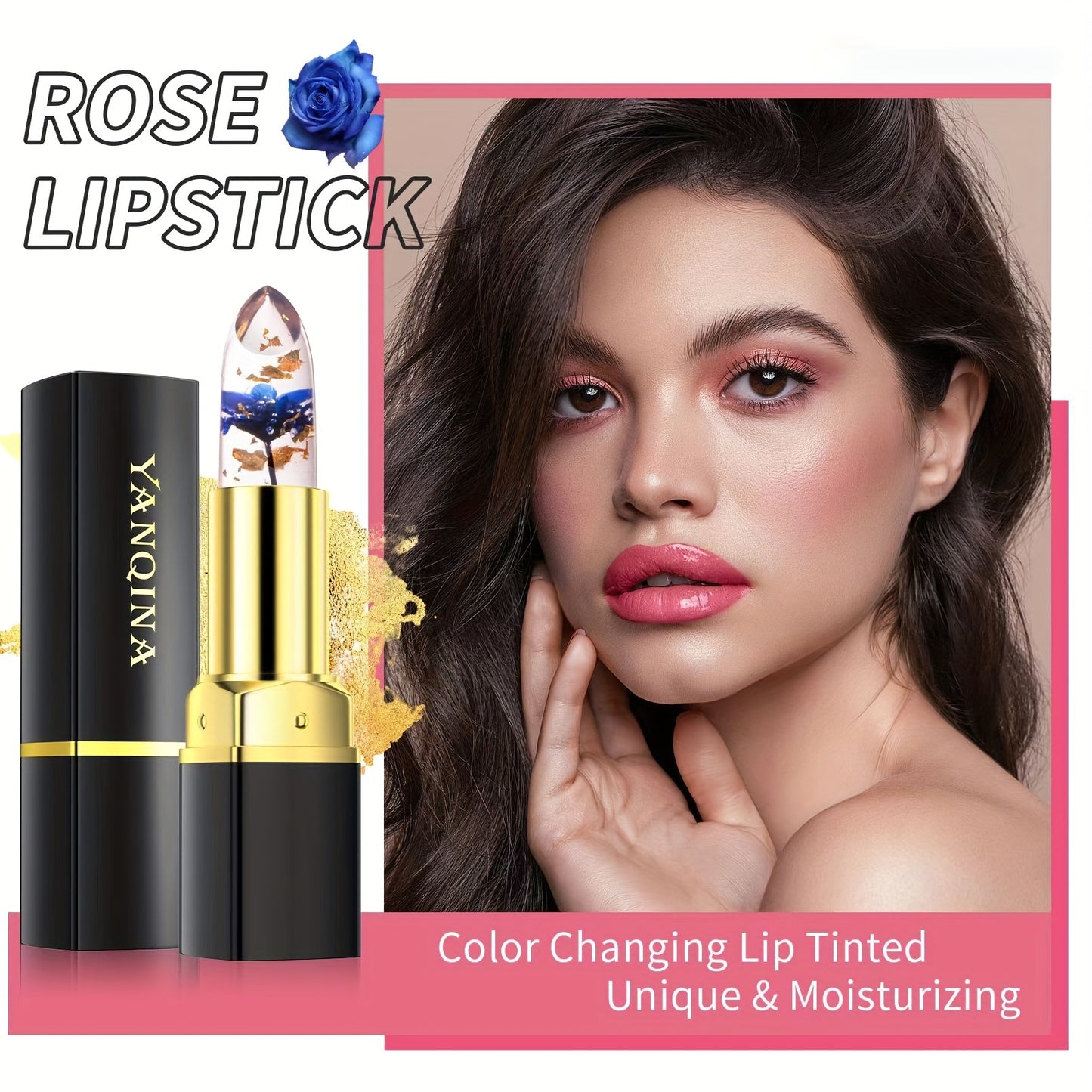 Rose Color-Changing Lipstick - LIPOXI